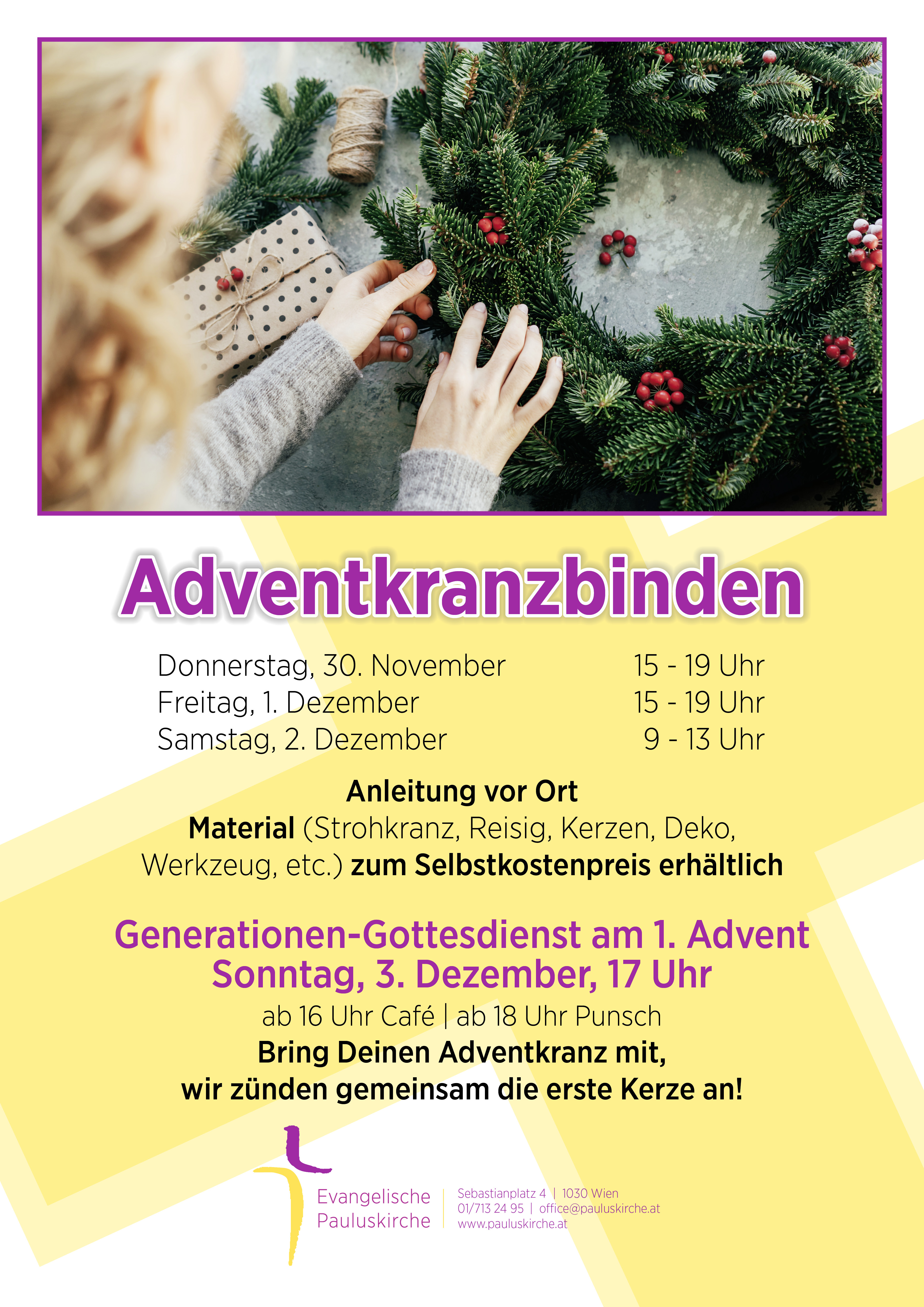 Adventkranzbinden 2023