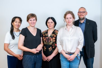 v.l.: Yasuko Yamamoto, Elke Petri, Tamriko Tevdoradze, Imke Marie Friedrichsdorf, Bernd Gratzer v.l.: Yasuko Yamamoto, Elke Petri, Tamriko Tevdoradze, Imke Marie Friedrichsdorf, Bernd Gratzer