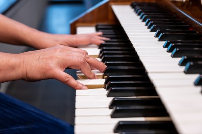 An der Orgel