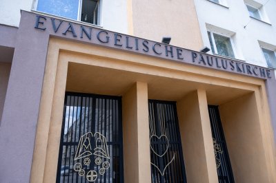 Das Portal der Pauluskirche Das Portal der Pauluskirche