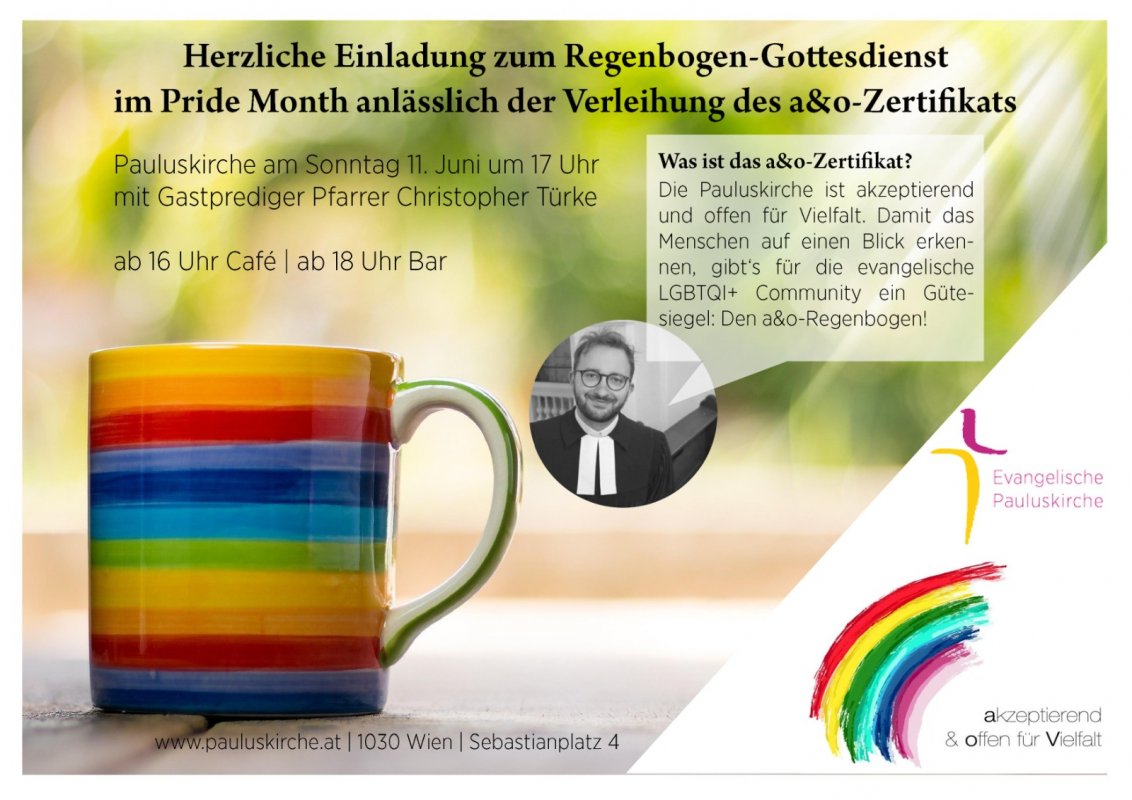 Regenbogen-Gottesdienst am 11.06.2023 um 17 Uhr